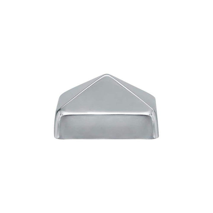 Protectyte 4 in. x 4 in. Stainless Steel Pyramid Slip Over Fence Post Cap