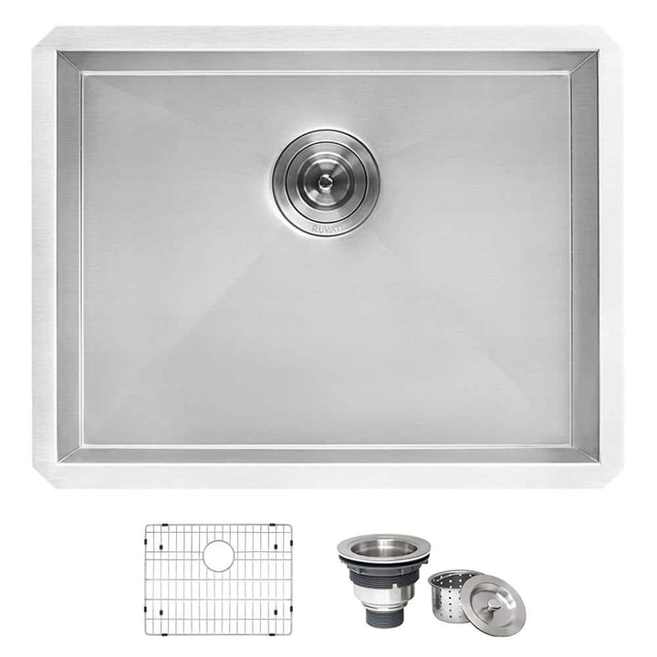 Ruvati Savona 12-inch Undermount Laundry Utility Sink - 16 Gauge Stainless Steel