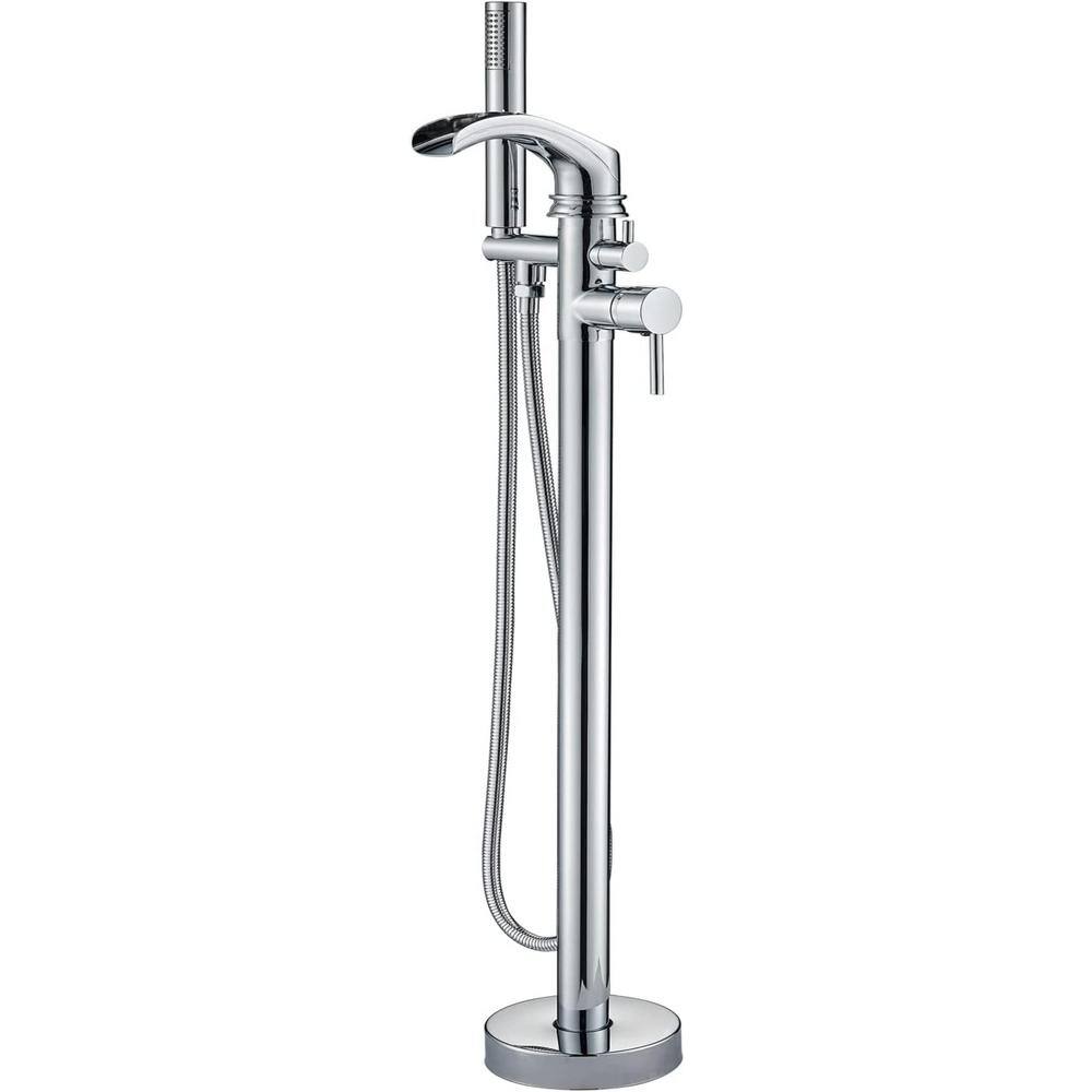 Unbranded Commercial Metering Single Handle Bathroom Sink Faucet in Stainless Steel