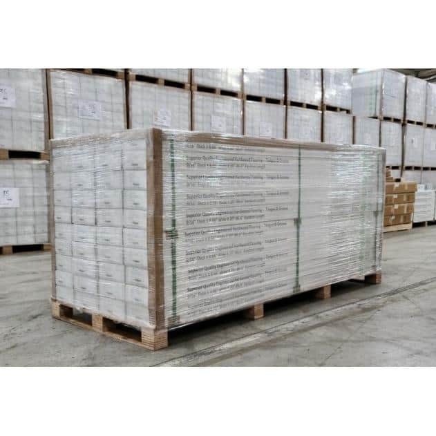ASPEN FLOORING Sunlight European White Oak 1/2 in. T x 7.5 in. W Water Resistant Engineered Hardwood Flooring (1399.05 sq. ft./pallet)
