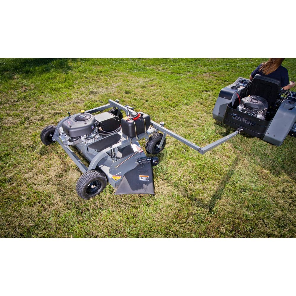 SWISHER 60 in. 15.5-HP 500 cc Briggs & Stratton Electric Start Pull-Behind Finish Cut Lawn Mower