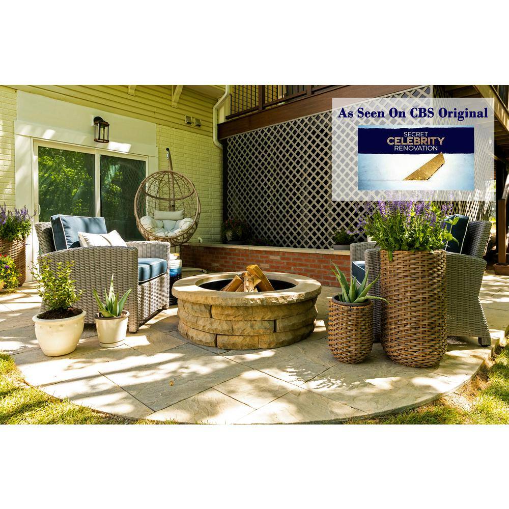 Nantucket Pavers Patio-on-a-pallet 10 ft. x 10 ft. Tan Variegated Dutch York-Stone Concrete Pavers (44 Pieces/100 Sq Ft)