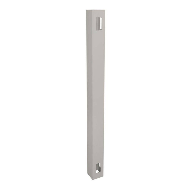 Weatherables 4 in. x 4 in. x 7 ft. Tan Vinyl Fence Corner Post