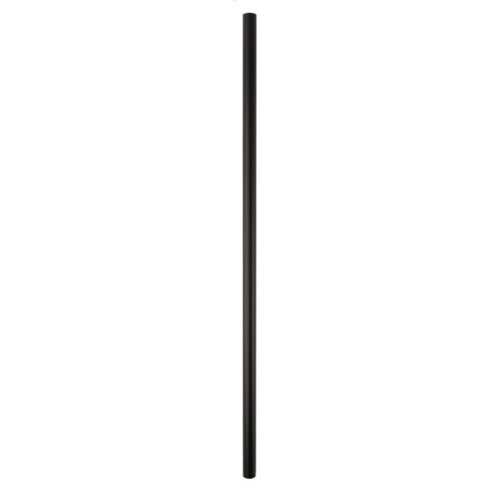 Deckorators 26 in. x .75 in. Textured Black Aluminum Round Classic Baluster (100-Pack)