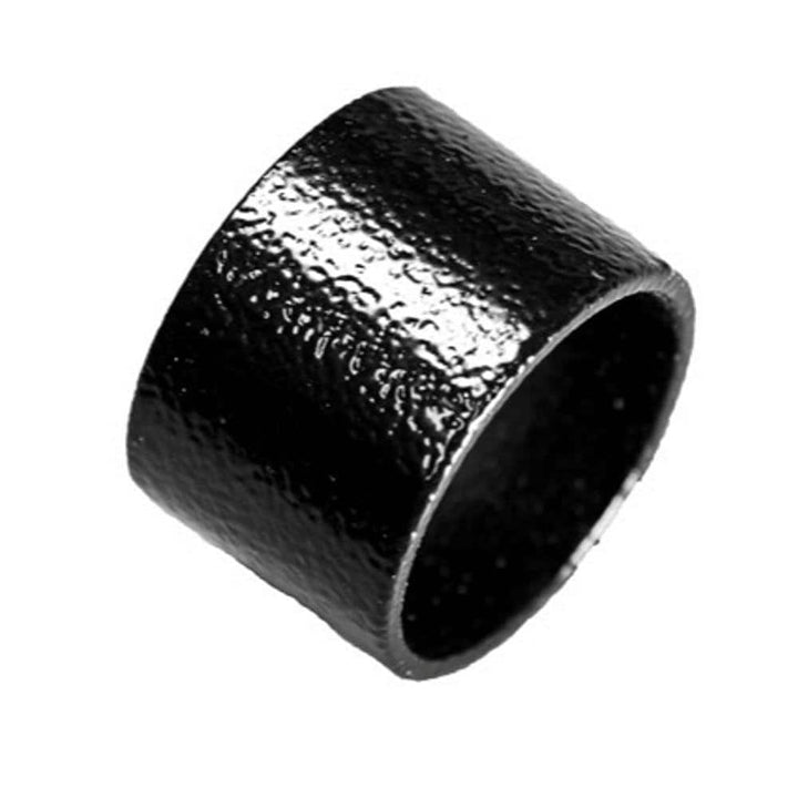 EZ Handrail Textured Black Aluminum Hand Rail End Bracket