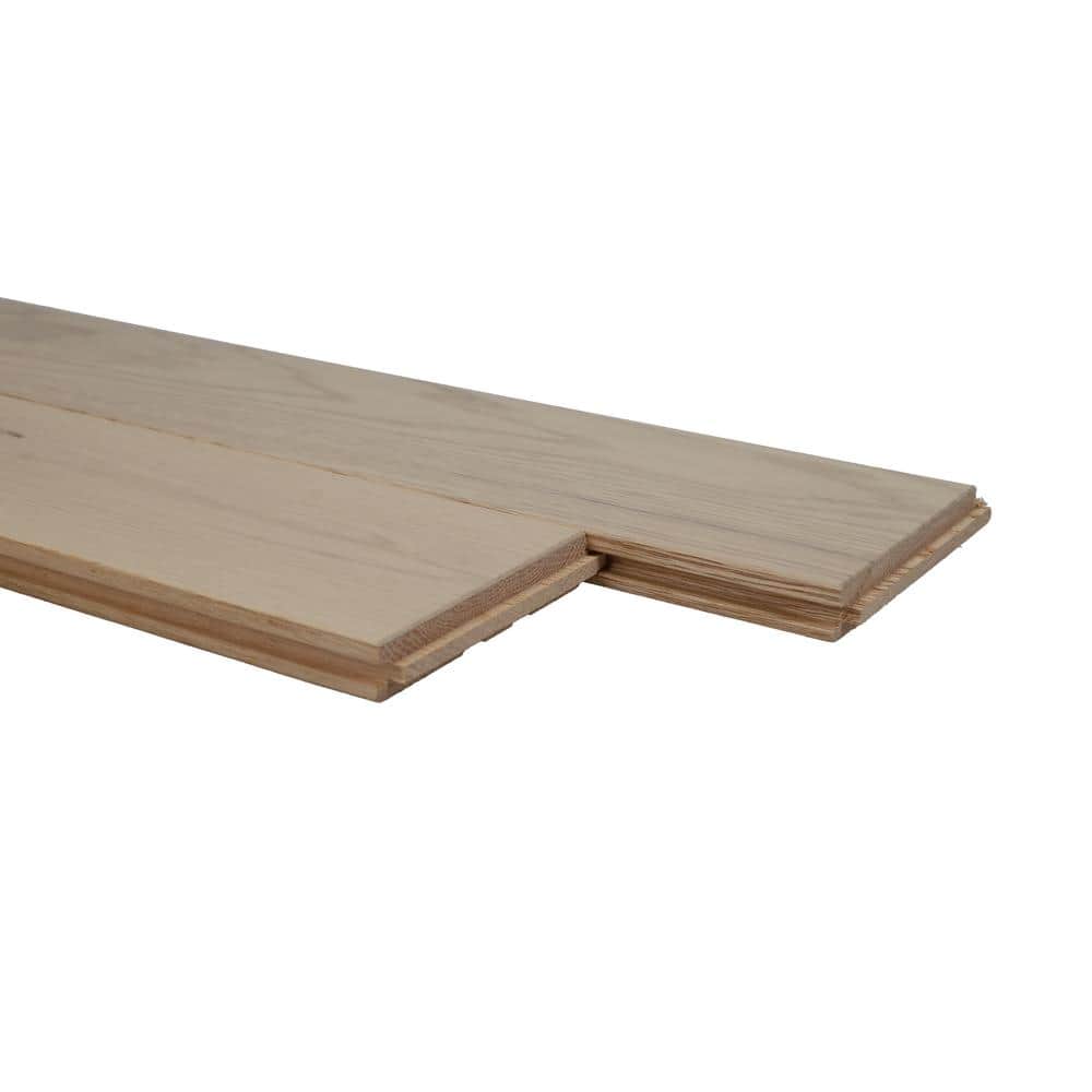 Blue Ridge Hardwood Flooring Northern Coast Thin Ice Oak 3/4 in. T x 3 in. W Smooth Solid Hardwood Flooring (24 sq.ft./case)