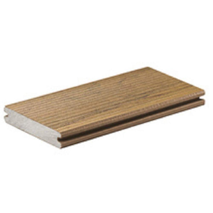 TimberTech Composite Legacy 1 in. x 6 in. x 1 ft. Grooved Tigerwood Composite Sample (Actual: 0.94 in. x 5.36 in. x 1 ft)