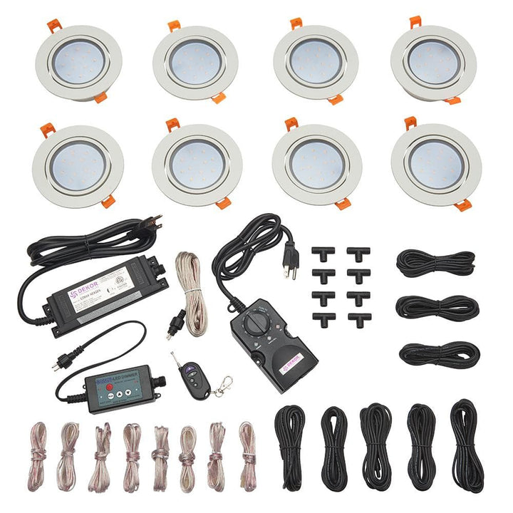 Trex RainEscape Soffit Light Kit - 8 Lights - White