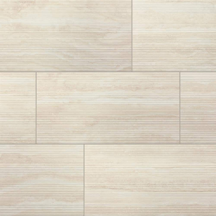 Daltile Calligo Tusk 12 in. x 24 in. Glazed Ceramic Fluted Wall Tile (15.56 sq. ft./case)