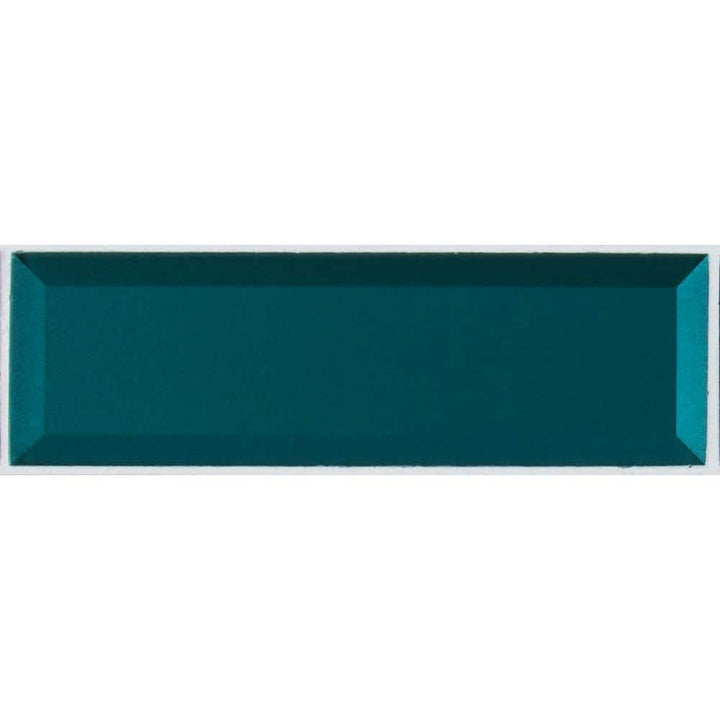 MSI Verde Azul Beveled 2.5 in. x 9 in. x 8mm Glossy Glass Blue Subway Tile (5.6 sq. ft. / case)