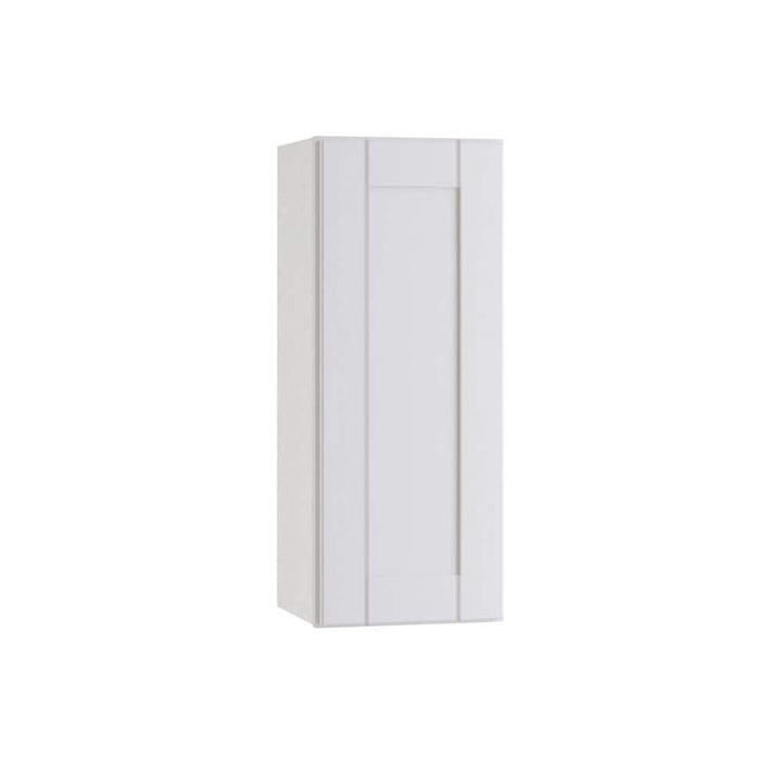 Contractor Express Cabinets Arlington Vesper White Plywood Shaker Stock Assembled Wall Kitchen Cabinet Soft Close 9 in W x 12 in D x 30 in H
