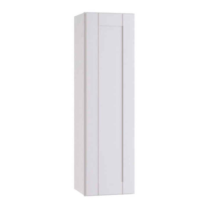 Contractor Express Cabinets Arlington Vesper White Plywood Shaker Stock Assembled Wall Kitchen Cabinet Soft Close Left 9 in W x 12 in D x 42 in H