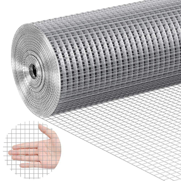 VEVOR Hardware Cloth 0.5 in. x 4 ft. x 50 ft. 19 Gauge Hardware Cloth Galvanized Wire Mesh Roll Chicken Wire Fencing Wire Mesh