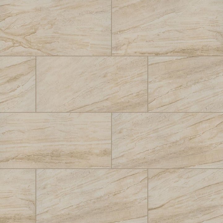 MSI Vigo Beige 12 in. x 24 in. Matte Ceramic Floor and Wall Tile (16 sq. ft. / Case)