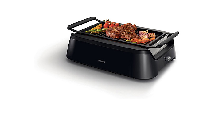 Philips Smoke-less Indoor BBQ Grill, Avance Collection (HD6371/94)
