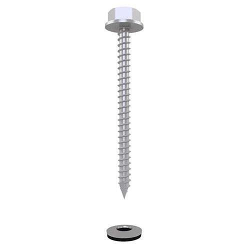 SnapNrack Stainless Steel Sealing Wood Screw 3" #14