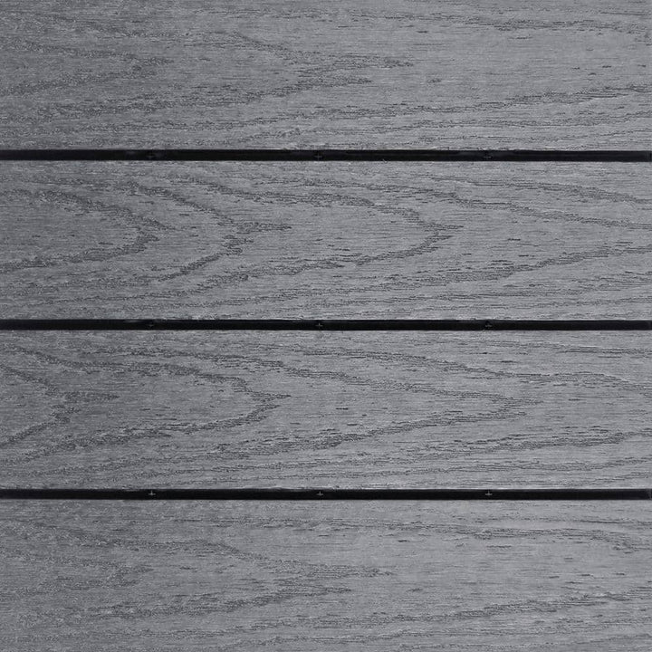 NewTechWood UltraShield Naturale 1 ft. x 1 ft. Quick Deck Outdoor Composite Deck Tile Sample in Westminster Gray