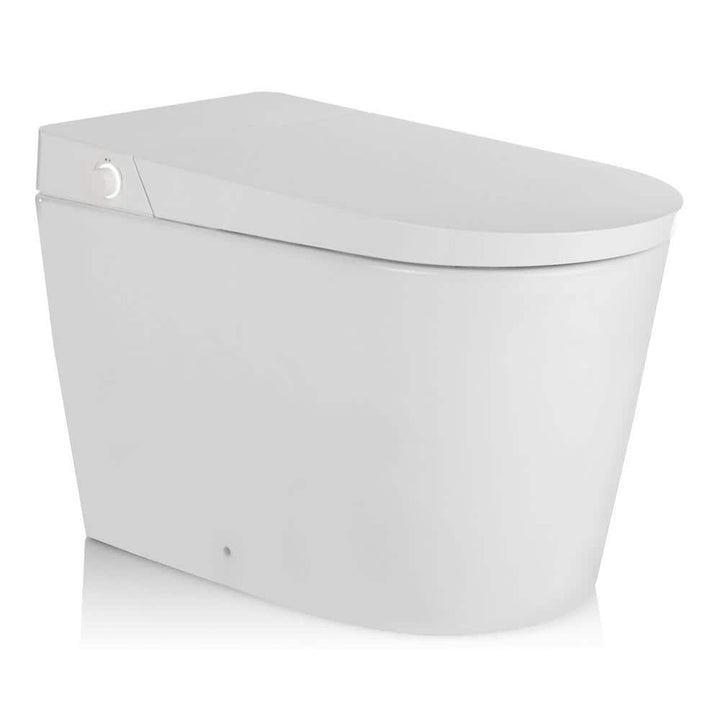 Alpha Bidet UXT Pearl 1.28 GPF Elongated Smart Toilet With Next Gen Bidet Tech, White