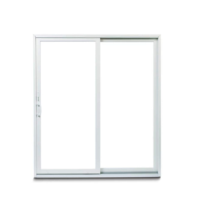 70-1/2 in. x 79-1/2 in. 200 Series White Right-Hand Perma-Shield Gliding Patio Door w/ White Int & Satin Nickel Hardware