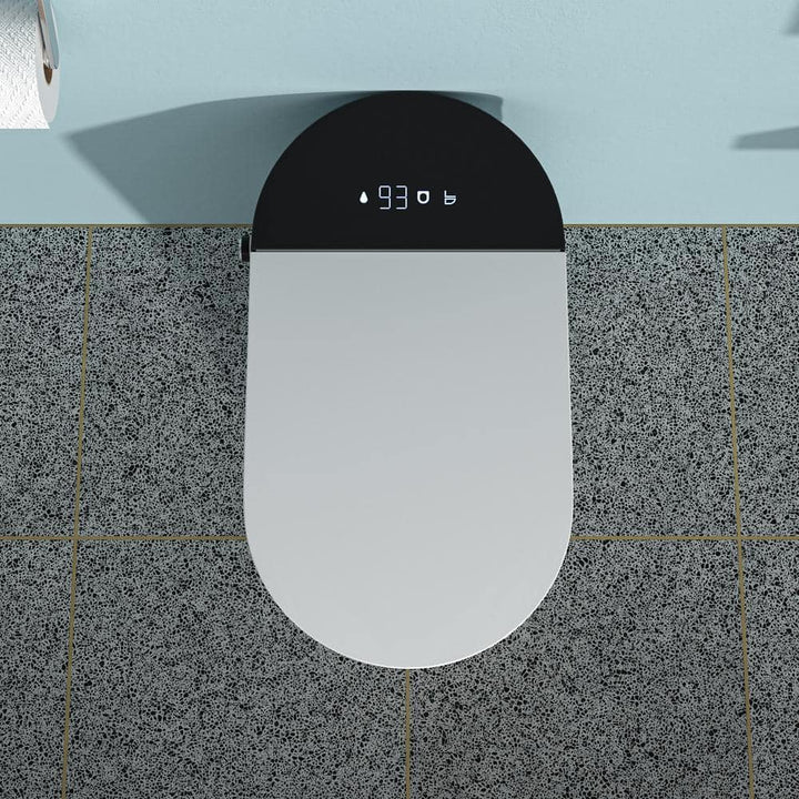 ANGELES HOME Smart Elongated Bidet Toilet with Auto Features, 1.28 GPF, White
