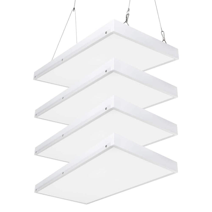 Bieuoram 2ft. 100-Watt Integrated LED White LED Linear High Bay Light 16000 Lumens 5000K Daylight for Shop, Warehouse(4-Pack)
