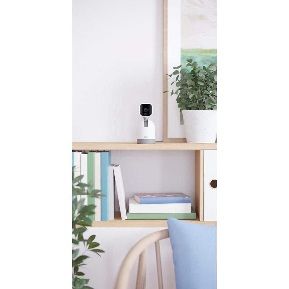 Blink Mini Pan Tilt Mount, Indoor Rotating Plug in Mount for Mini Smart Security Camera, 2-Way Audio, HD Video White