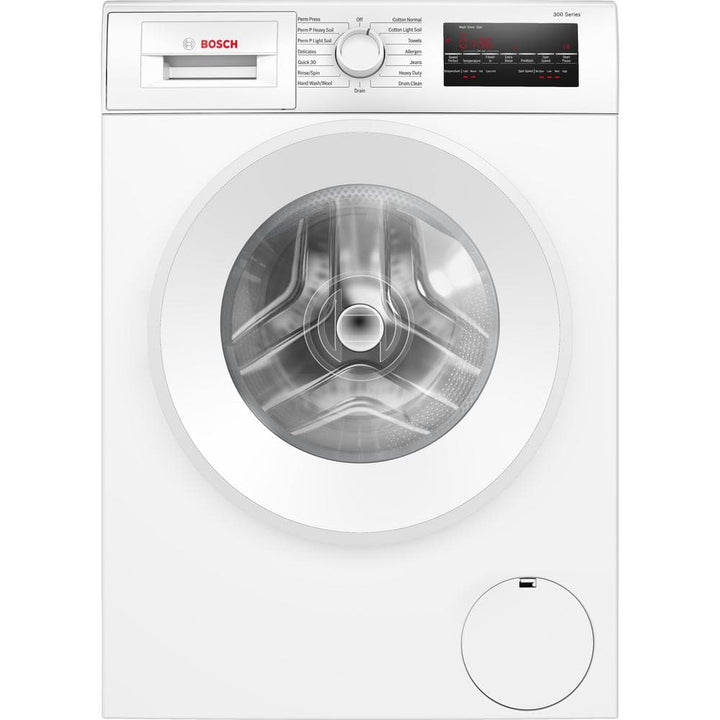 Bosch 300 Series 24-in 2.2-cu ft High-Efficiency Stackable Front-Load Washer (White) ENERGY STAR