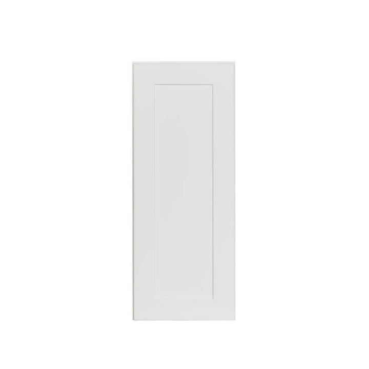 Bremen Cabinetry Bremen Ready to Assemble 12x30x12 in. Shaker Wall Cabinet with 1-Door and Adjustable Shelves in White