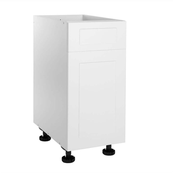 Cambridge Everest 24 in. W x 24 in. D x 34.5 in. H Ready to Assemble Shaker Base Kitchen Cabinet in White