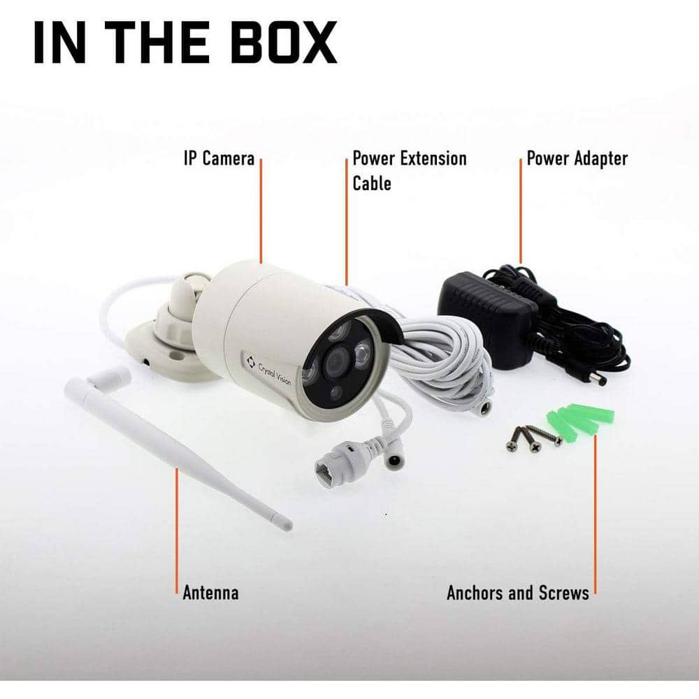 Crystal Vision Wireless Add-On Standard Surveillance Camera for CVT9608E-3010W (Replacement for CVT9604E-3010W)