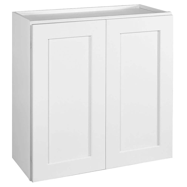 Design House Brookings Solid Wood Ready to Assemble Shaker 12 in. x 36 in. x 36 in. 2 Door Wall Kitchen Cabinet W3636 in White