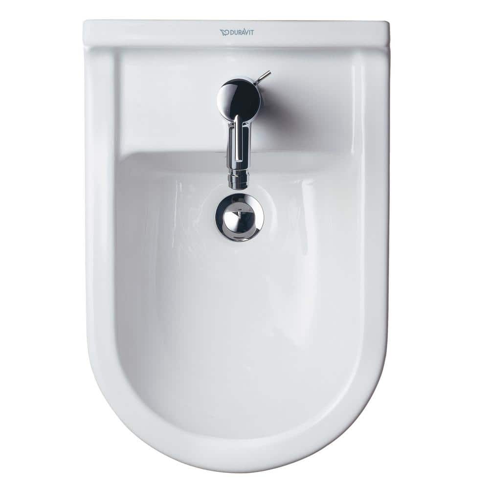 Duravit Starck 3 Round Floor-Mounted Bidet in White