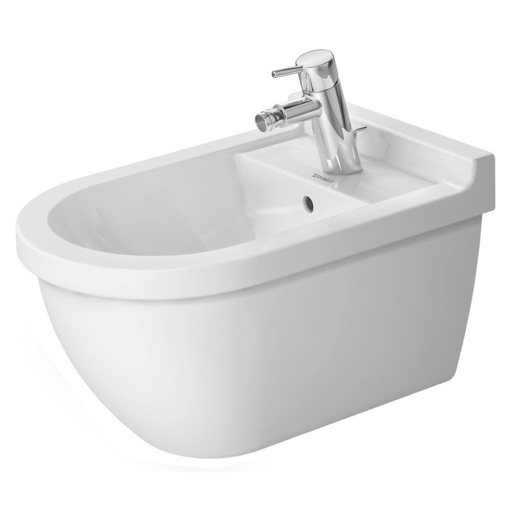 Duravit Starck Round 3 Wall-Mounted Bidet in White - Premium Design and Functionality