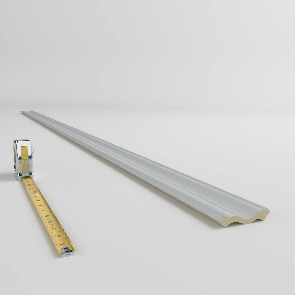 Ekena Millwork Bryan 2.375 in. D x 3.375 in. W x 96 in. L Polyurethane Crown Moulding