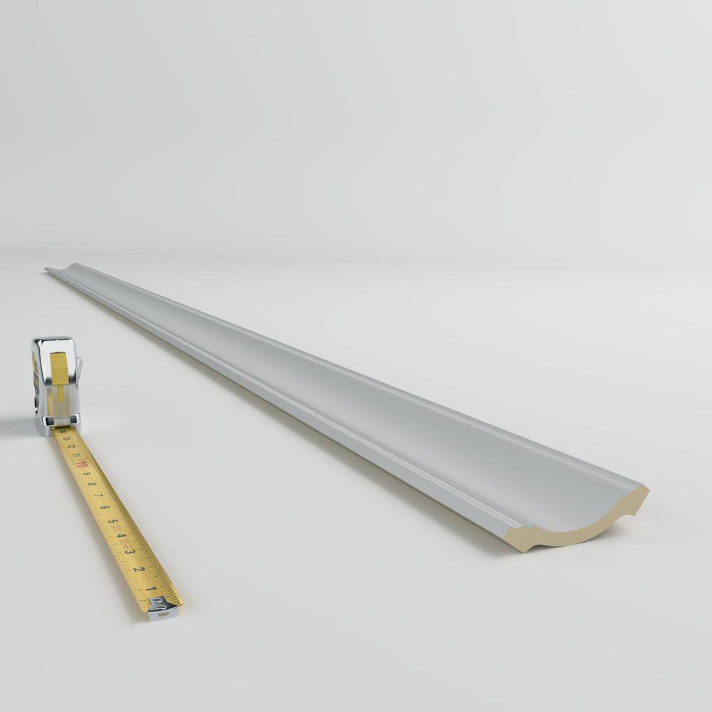 Ekena Millwork Carollton 2.75 in. D x 3.875 in. W x 94.5 in. L Polyurethane Crown Moulding