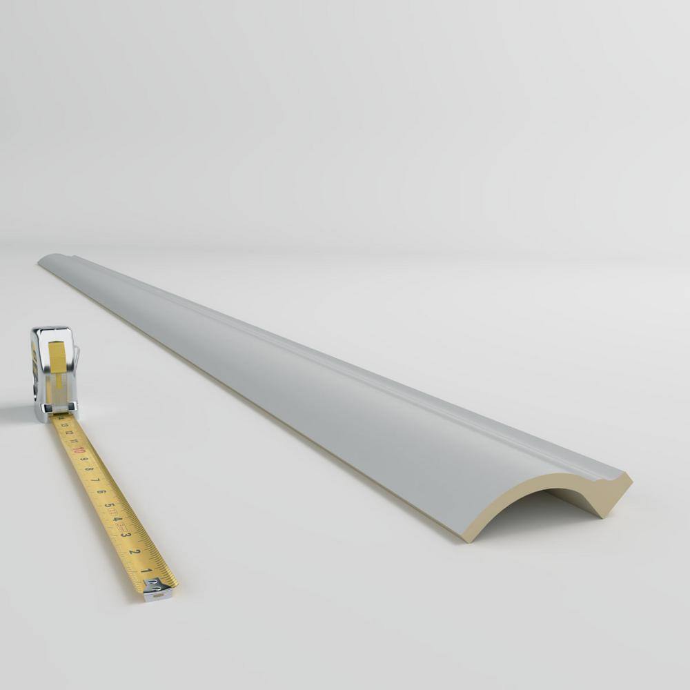 Ekena Millwork Rockwall 2.75 in. D x 4.25 in. W x 94.5 in. L Polyurethane Crown Moulding