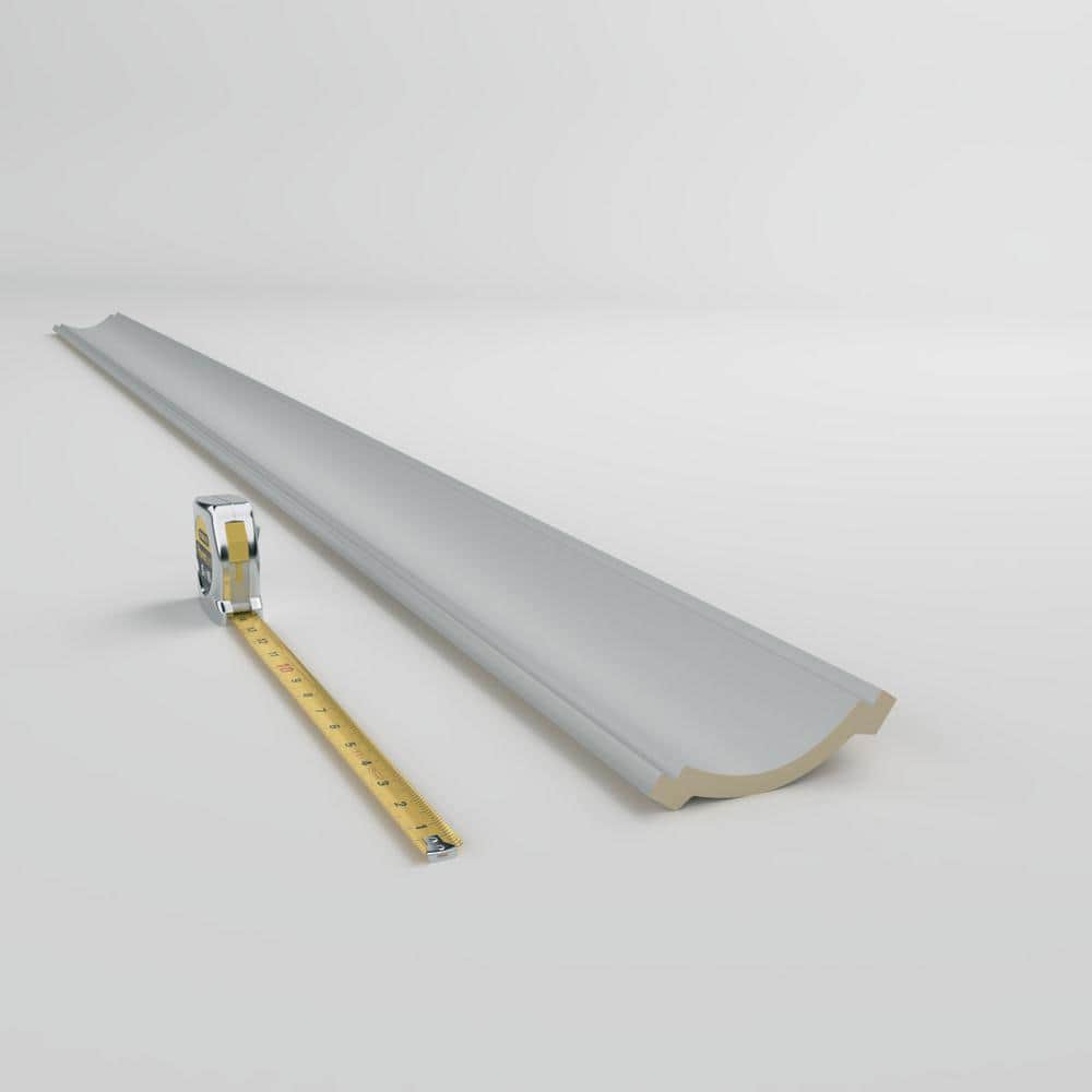 Ekena Millwork Graham 4 in. D x 5.5 in. W x 94.5 in. L Polyurethane Crown Moulding