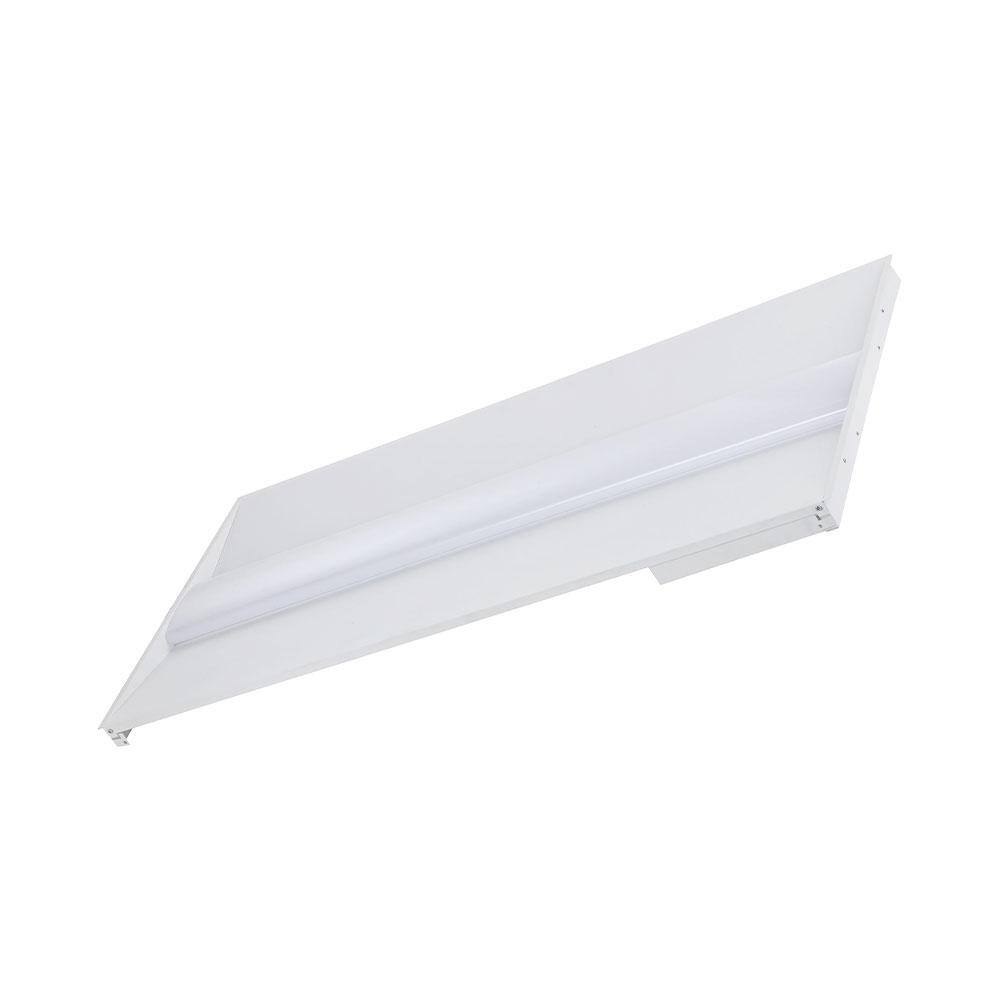 Euri Lighting 2 ft. x 2 ft. 128-Watt Equivalent Integrated LED White Troffer 3CCT Selectable (2-Pack)