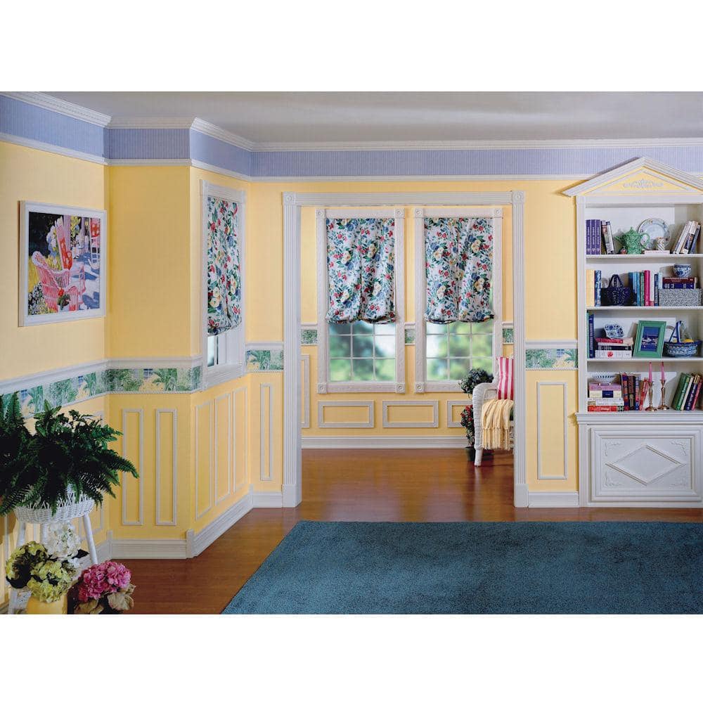 HOUSE OF FARA 3/4 in. x 2-1/4 in. x 8 ft. MDF Fluted Casing Molding
