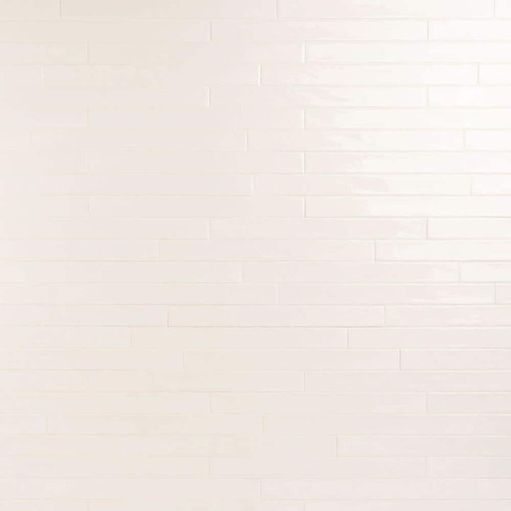Ivy Hill Tile Nantucket 2 in. x 20 in. White Polished Ceramic Wall Tile (20 pieces / 5.38 sq. ft. / case)