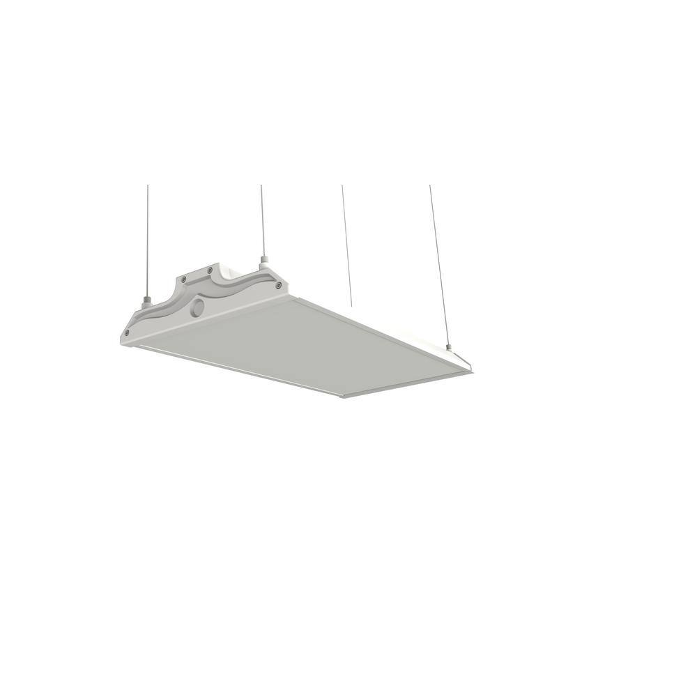 J&H LED 2 ft. 250-Watt Equivalent 15,400 Lumens 110-Watts Integrated LED White High Bay Light 120-277 Volt 5000K (2-Pack)