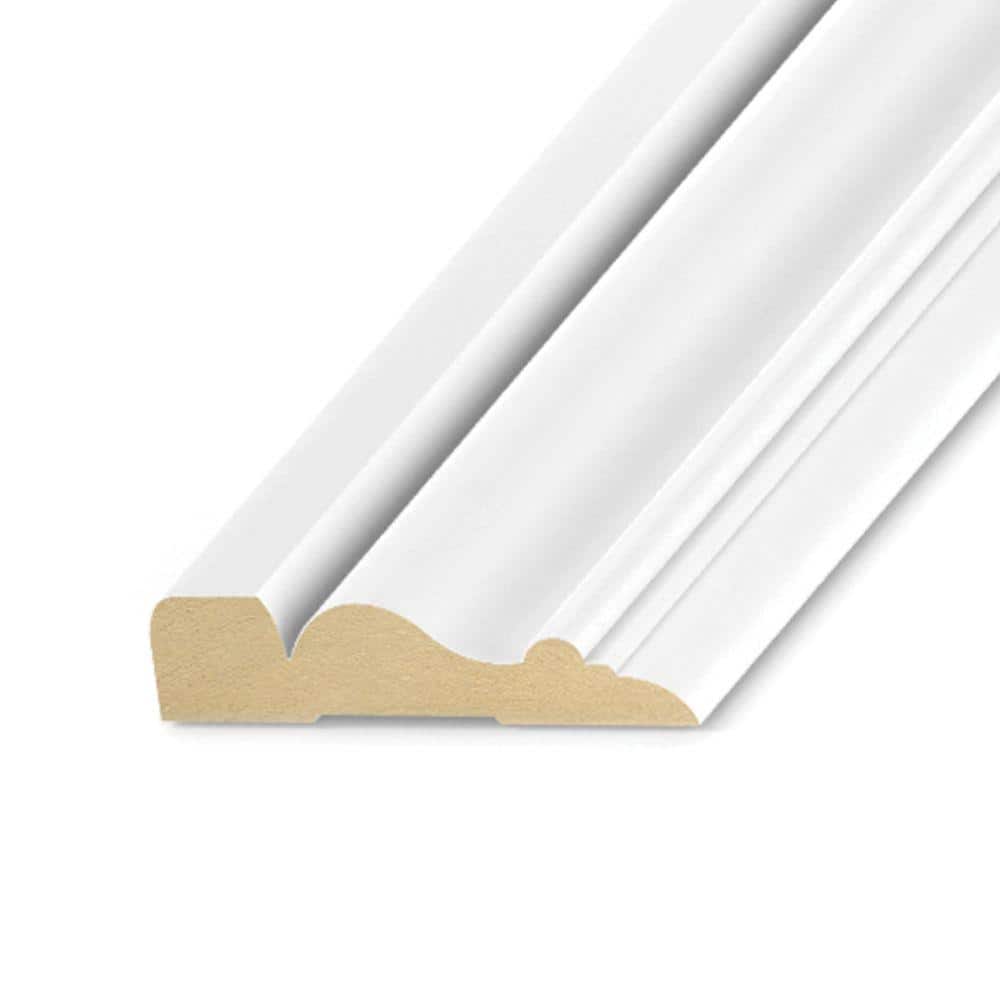 Kelleher Propack Bay Shore 5/8 in. x 2-1/2 in. x 8 ft. 6 in. Primed Wood MDF Casing (12-Pack)