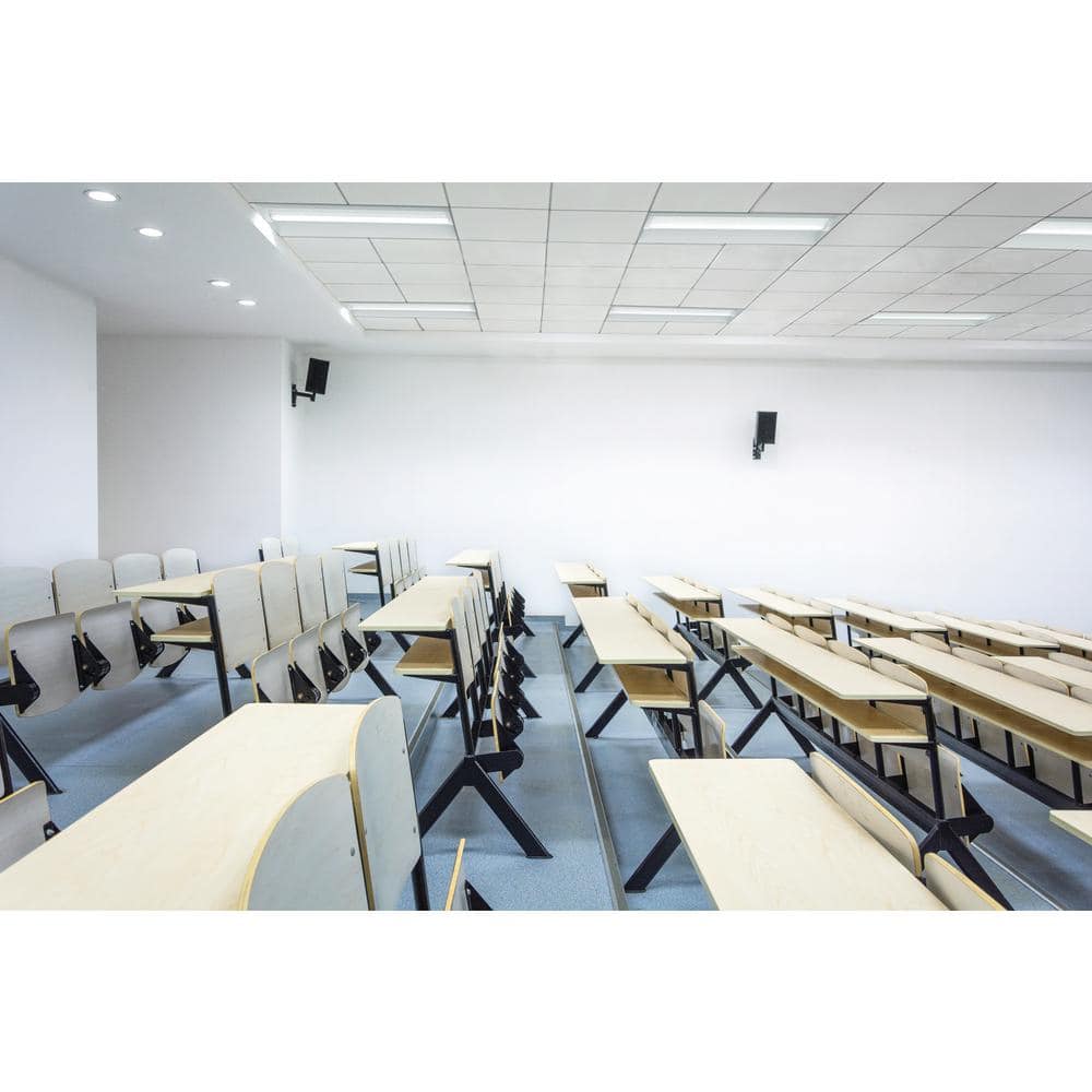 Lithonia Lighting Contractor Select STAKS 2 ft. x 4 ft. 4000/5000/6000 Lumens White Integrated LED Troffer