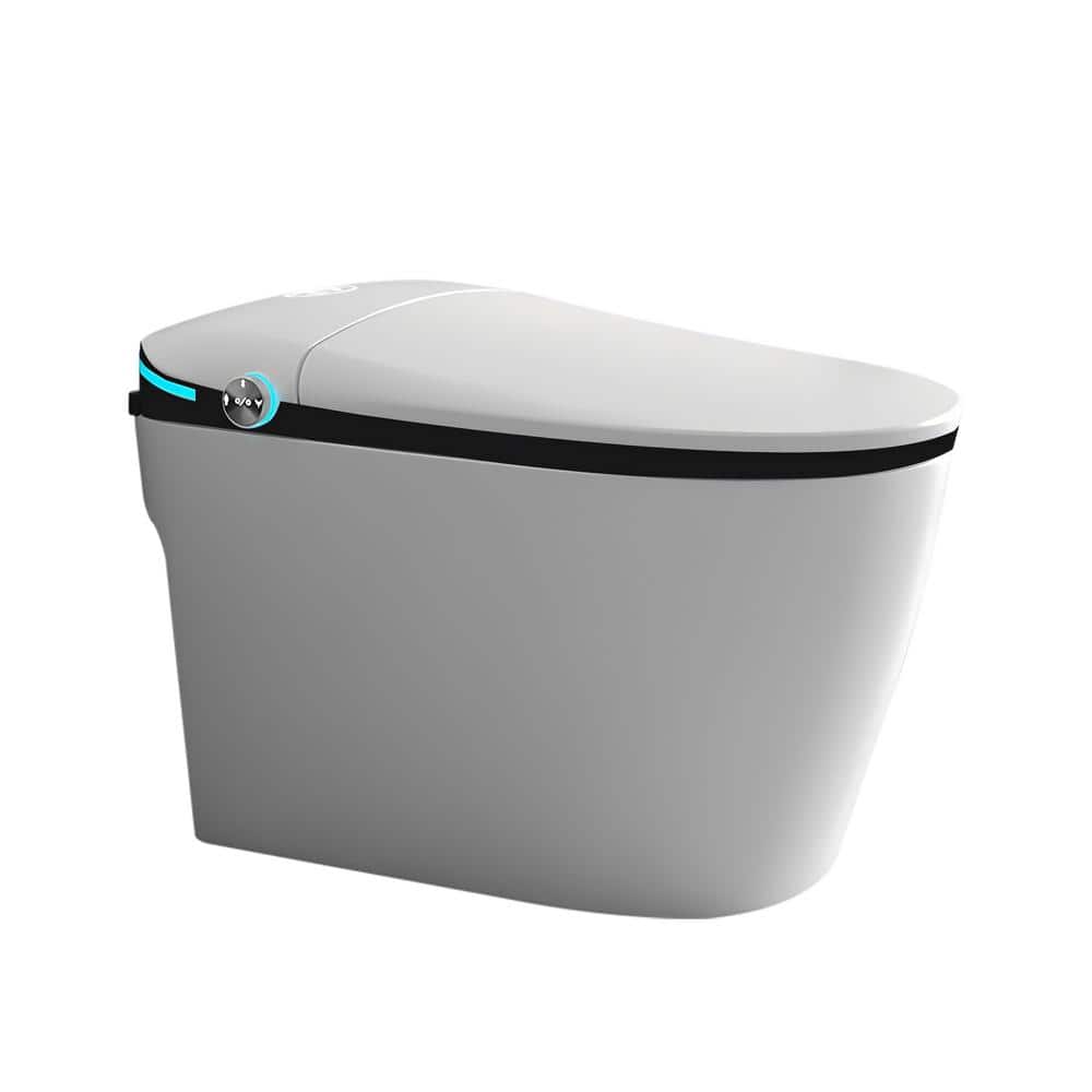 MEDUNJESS Elongated Smart Bidet Toilet with Heated Seat & Remote Control