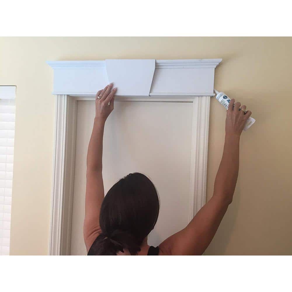 Minute Molding 2-1/2 in. x 6-1/2 in. x 45-1/2 in. Plastic Decorative Door Casing