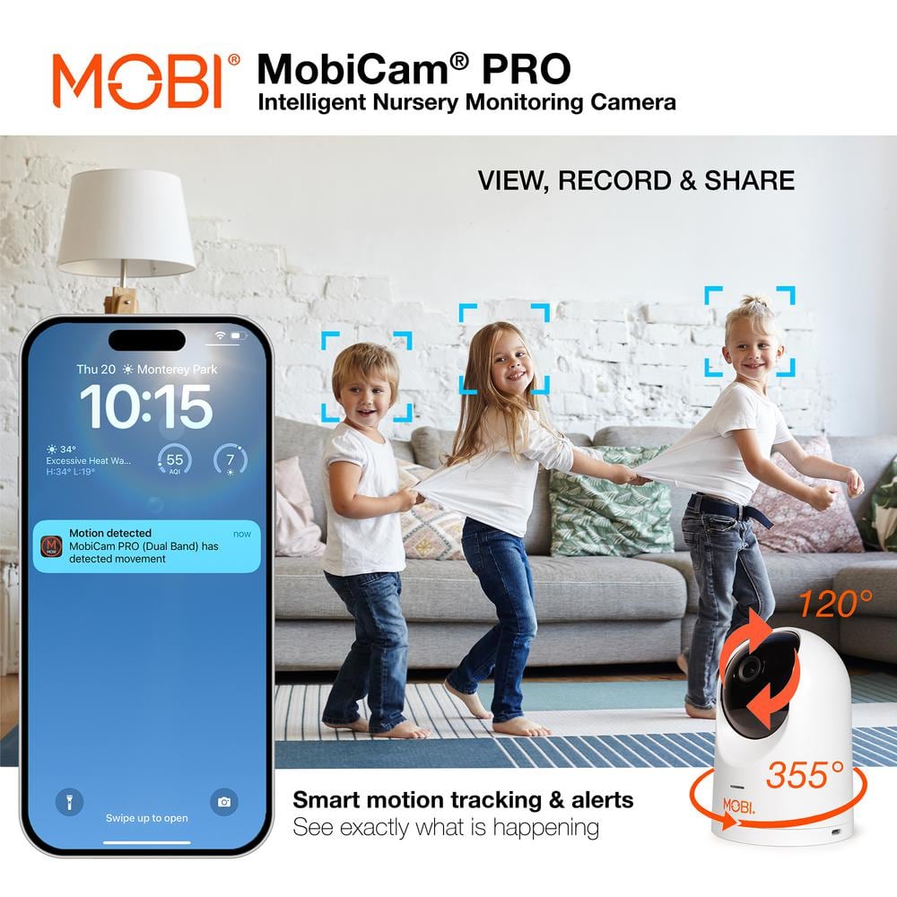 Mobi Cam PRO Wi-Fi Video Monitoring Camera