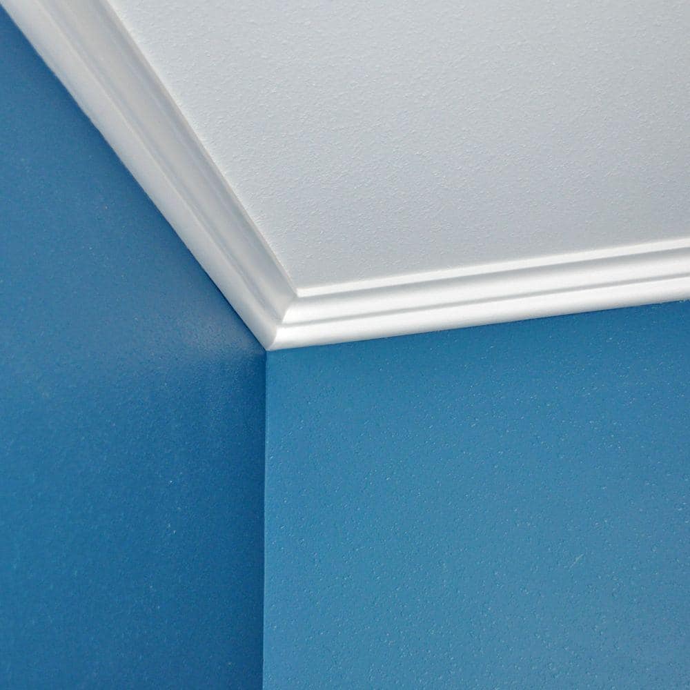Nomastyl 1 in. x 2-1/2 in. x 78-3/4 in. Polystyrene Crown Moulding