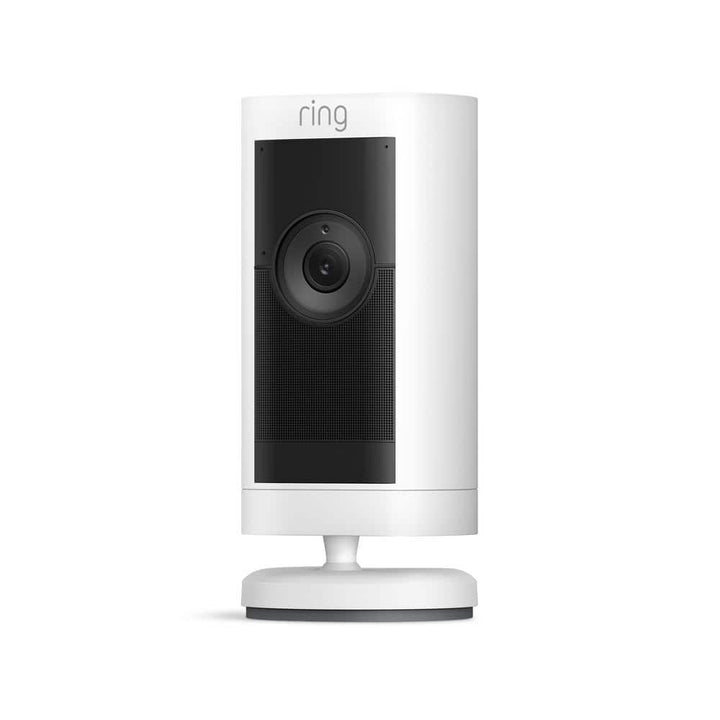 Ring Stick Up Cam Pro Battery Indoor/Outdoor Security Camera with 3D Motion Detection, HDR Video & Color Night Vision, White