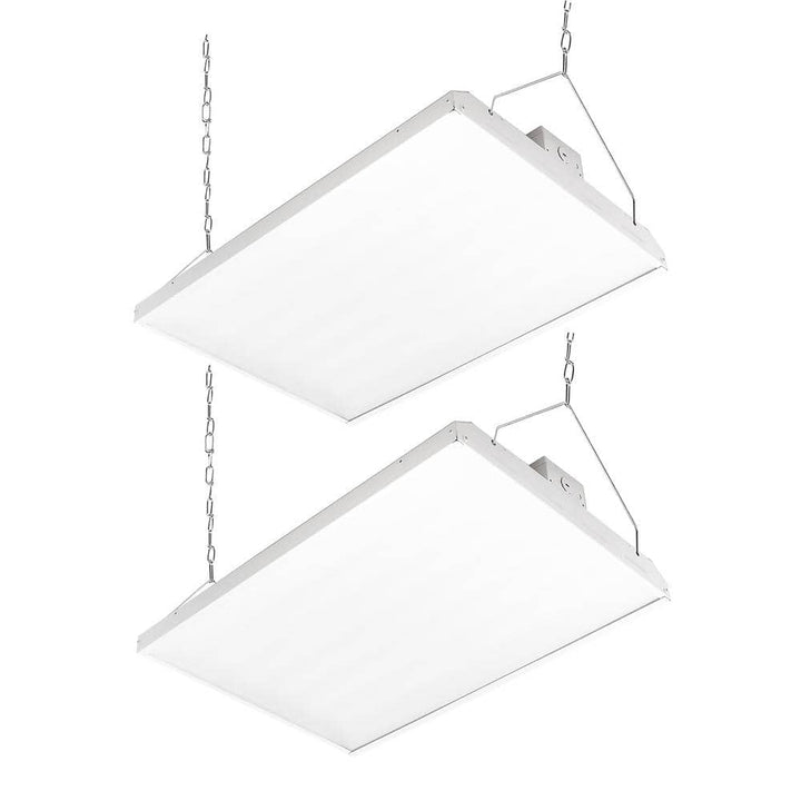 RUN BISON 2 ft. 800-Watt Equivalent Integrated LED Dimmable High Bay Light with 120-277V 28,350lm 5000K Daylight (2-Pack)