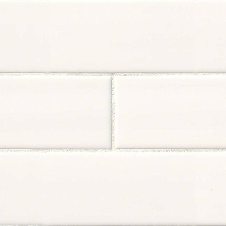 MSI 4 in. x 16 in. Glossy Ceramic White Subway Tile (0.44 sq. ft.)